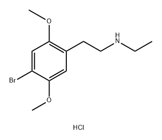 N-ethyl 2C-B (hydrochloride) 结构式