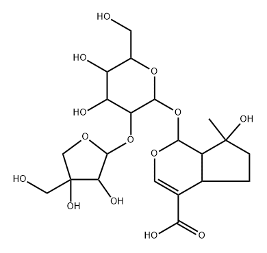 inerminoside A1 Struktur