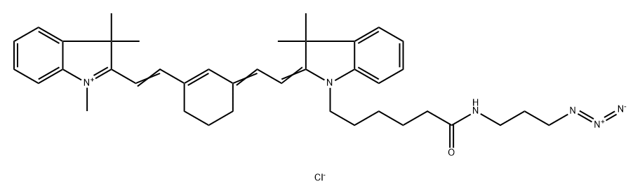 Cyanine5.5 azide Struktur