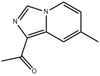 1-{7-methylimidazo[1,5-a]pyridin-1-yl}ethan-1-one 化学構造式