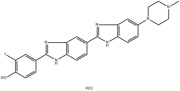 Hoechst 33342 analog 2 (trihydrochloride) Struktur