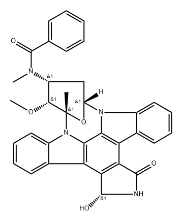 3 Hydroxy Midostaurin Epimer 2 (CGP52421 Epimer 2) Struktur