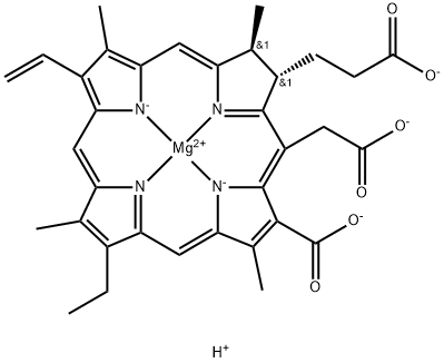 MAGNESIUM CHLOROPHYLLIN, 13-98% Struktur