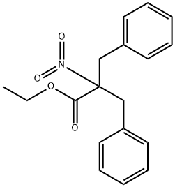 2-苄基-2-硝基-3-苯丙酸乙酯, 156122-25-7, 结构式