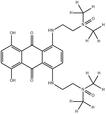 Banoxantrone (D12) Struktur