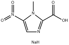 二甲硝唑羧酸钠,1563-97-9,结构式