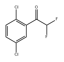 1-(2,5-dichlorophenyl)-2,2-difluoroethanone,1564615-03-7,结构式