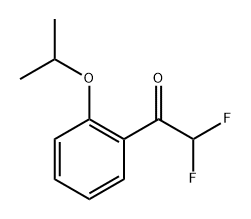 2,2-Difluoro-1-(2-isopropoxy-phenyl)-ethanone Structure