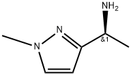 (S)-1-(1-甲基-1H-吡唑-3-基)乙-1-胺, 1568071-63-5, 结构式