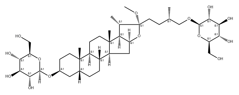 フィリシノシドA 化学構造式