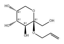 β-D-Fructopyranoside, 2-propen-1-yl,156881-29-7,结构式