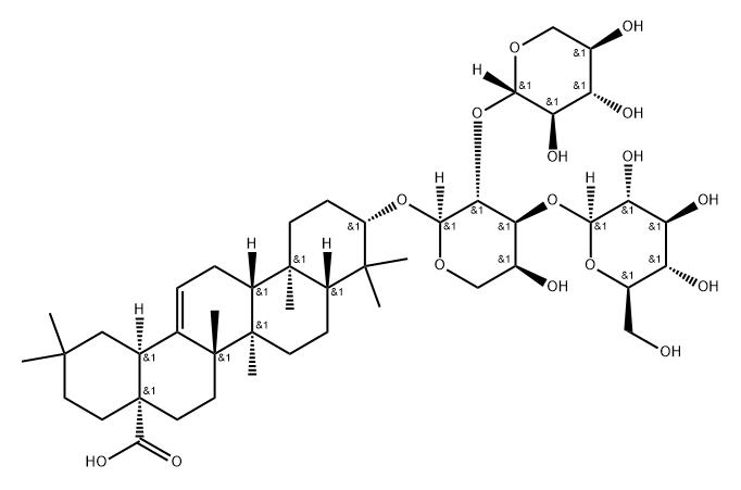 elatoside E, 156980-30-2, 结构式