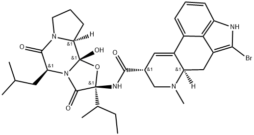 溴隐亭杂质12, 157135-99-4, 结构式