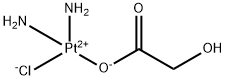 Platinum, diamminechloro(hydroxyacetato-O1)-, (SP-4-3)- (9CI) Struktur