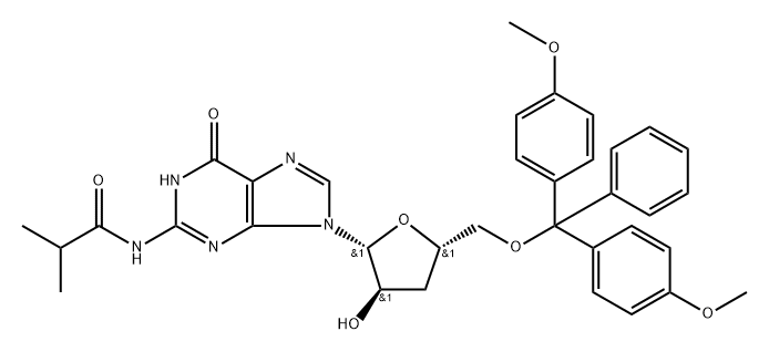 2'-dG (iBu)-2'-phosphoramidite Structure