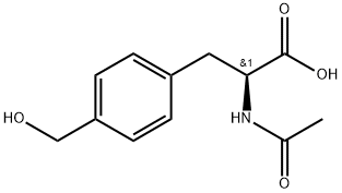 Ac-L-4-hydroxymethyl-Phenylalanine Struktur