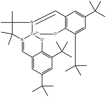 1,1,2,2 - tetraMethyl - 1,2 - ethanediaMino - N,N' - bis(3,5 - di - tert - butylsalicylidene) - cobalt(II) Struktur