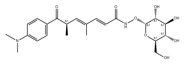 トリコスタチンD 化学構造式