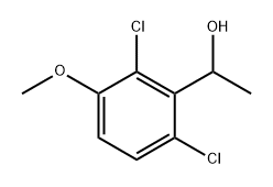 1-(2,6-Dichloro-3-methoxyphenyl)ethanol Struktur