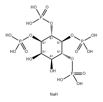 D-myo-Inositol-1,4,5,6-tetraphosphate (sodium salt) Structure