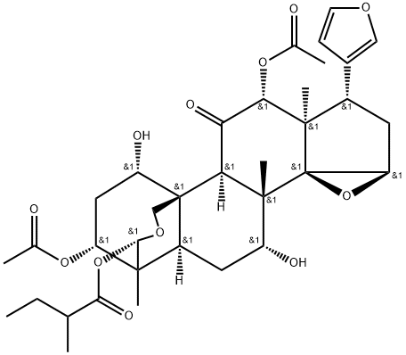 12-O-Acetylazedarachin A Structure