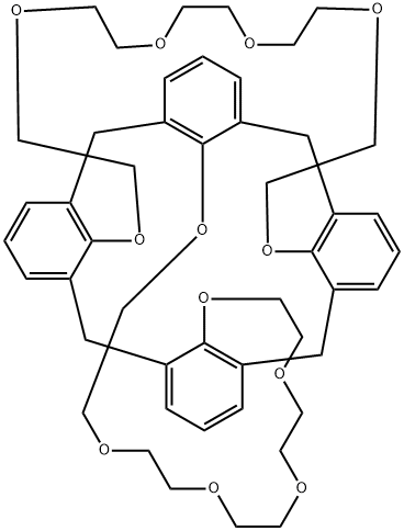カリックス〔4〕-ビス-クラウン-6 化学構造式