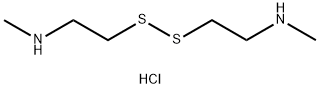 2,2'-Disulfanediylbis(N-methylethan-1-amine) dihydrochloride Struktur