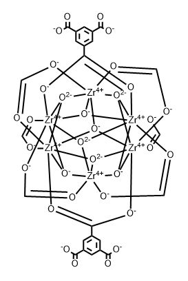 MOF-808金属有机骨架 结构式