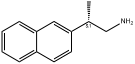 (S)-2-(萘-2-基)丙-1-胺 结构式