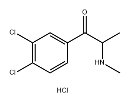 3,4-Dichloromethcathinone (hydrochloride) Structure