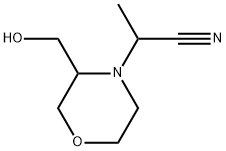 4-Morpholineacetonitrile, 3-(hydroxymethyl)-α-methyl-|