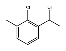 1-(2-chloranyl-3-methyl-phenyl)ethanol Struktur