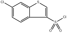 6-氯苯并[B]噻吩-3-磺酰氯 结构式