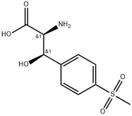 L-Phenylalanine, β-hydroxy-4-(methylsulfonyl)-, (βR)- Structure