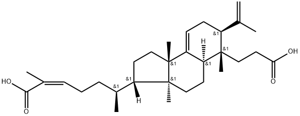 (24Z)-3,4-开环甘遂-4(28),7,24-三烯-3,26-二酸 结构式