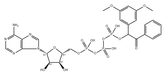 DMB-caged-ATP
 Structure