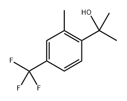 2-(2-Methyl-4-(trifluoromethyl)phenyl)propan-2-ol Structure