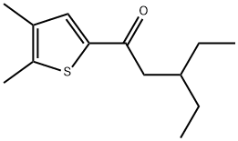 1-(4,5-Dimethyl-2-thienyl)-3-ethyl-1-pentanone Structure