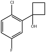 1-(2-chloro-5-fluorophenyl)cyclobutanol Struktur