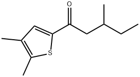 1-(4,5-Dimethyl-2-thienyl)-3-methyl-1-pentanone,1600371-63-8,结构式