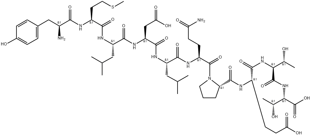 HPV16-E711-20 epitope, 160040-04-0, 结构式