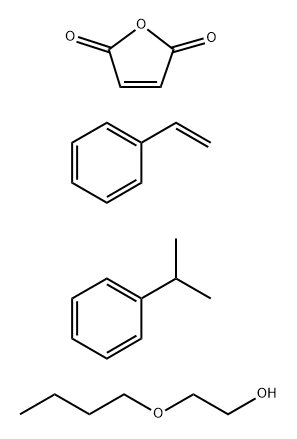 POLY(STYRENE-CO-MALEIC ACID), PARTIAL 2-BUTOXYETHYL ESTER, CUMENE TERMINATED Structure