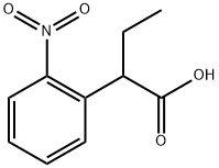 Benzeneacetic acid, α-ethyl-2-nitro- Struktur