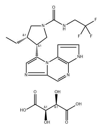 酒石酸乌帕替尼四水合物(ABT-494), 1607431-21-9, 结构式