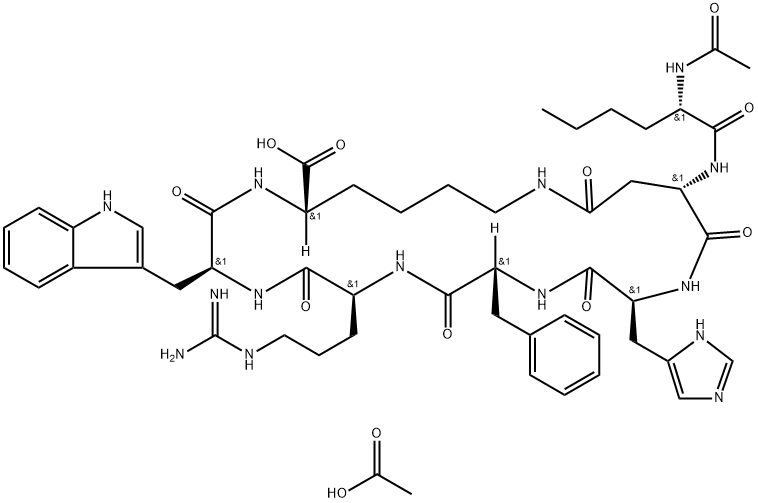 PT-141 Acetate, 1607799-13-2, 结构式