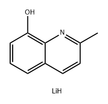 2-Methyl-8-Hydroxyquinolinolato-lithium 结构式