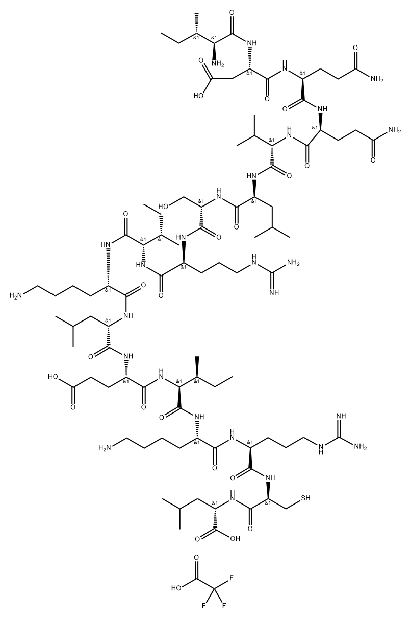 TNF信号通路激活剂多肽FEXAPOTIDE, 1609252-56-3, 结构式