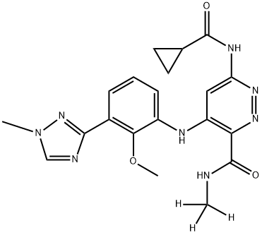 デュークラバシチニブ 化学構造式