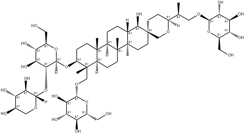 Hosenkoside M Struktur