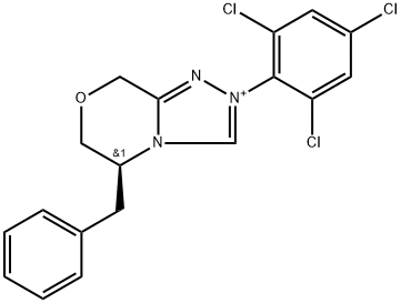 苯丙胺醇三氯苯肼三氮唑 结构式